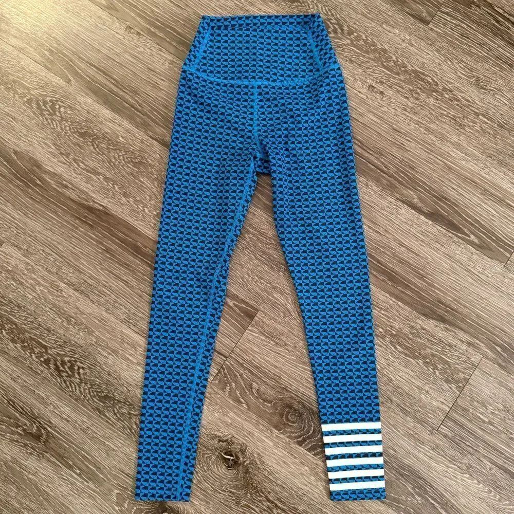 Addison Bay Everyday High Waist 7/8 Legging, Lake Geo
